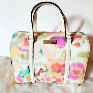 Kate Spade NWT mini cassie grant street grainy vinyl bag giverny floral